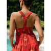 Women's Sorrento A-Line 4-Tier Maxi Dress, Red - Dresses - 7