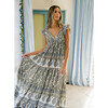 Women's Jacqueline A-Line 4-Tier Maxi Dress, Green - Dresses - 6
