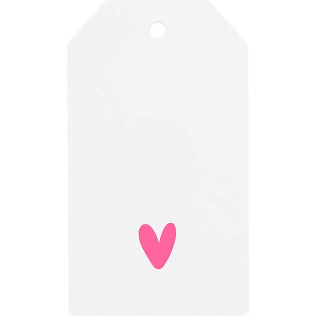 Neon Heart Gift Tags