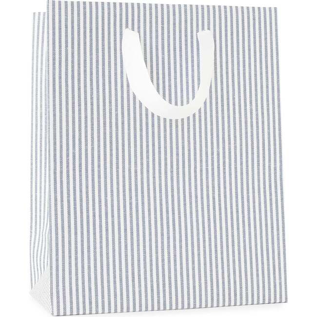 Blue Ticking Stripe Gift Bag