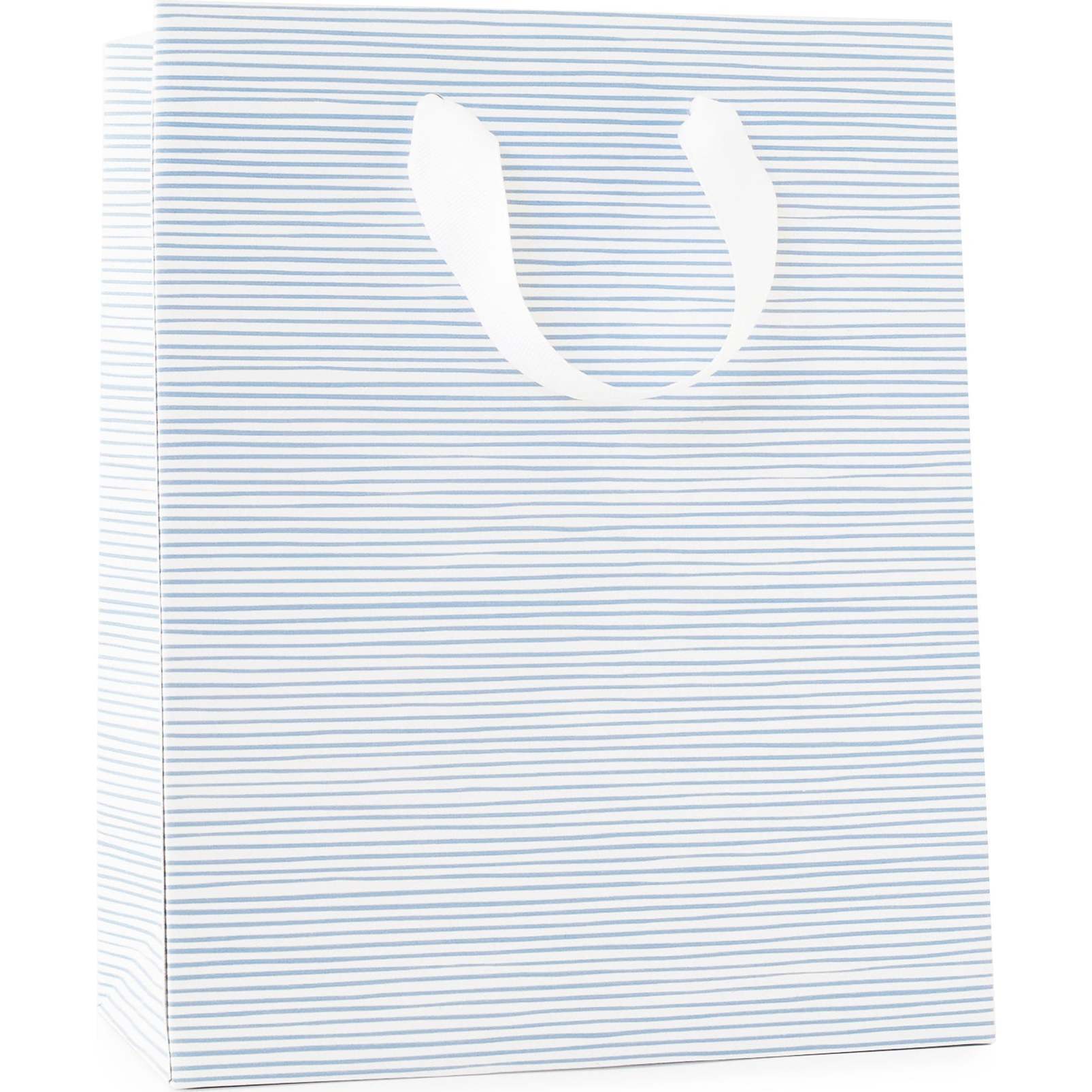 Blue Painted Stripe Gift Bag - Paper Goods - 1