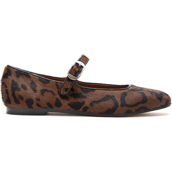 Women's Pony Hair Mary Jane, Leopard - Le Monde Beryl Shoes | Maisonette