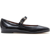 Women's Soft Patent Leather Mary Jane, Black - Mary Janes - 1 - thumbnail