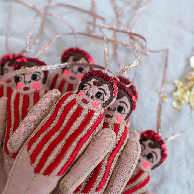 Striped Swimmer Ornament - Ornaments - 2