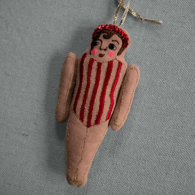 Striped Swimmer Ornament - Ornaments - 3