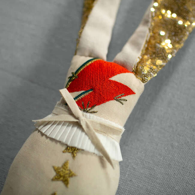 Bowie Bunny Art Doll - Accents - 3