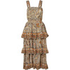 Rosalie Midi Dress, Kaleidoscope - Dresses - 1 - thumbnail
