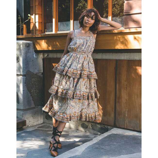 Rosalie Midi Dress, Kaleidoscope - Dresses - 4
