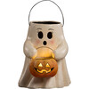 Sweet Boo With Pumpkin Bucket Paper Mache - Accents - 1 - thumbnail