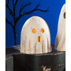 Surprised Ghost Luminary Paper Mache, Medium - Accents - 2