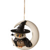 Witch Owl on Moon Ornament - Accents - 1 - thumbnail