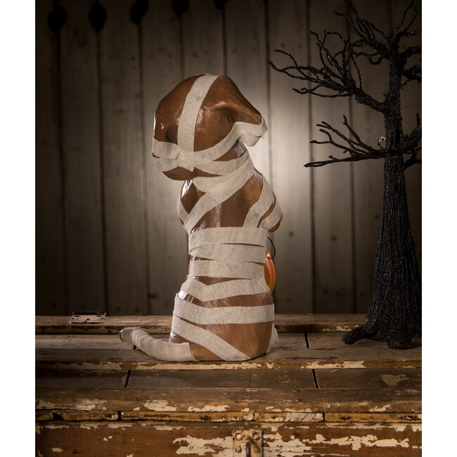 Mummy Puppy Paper Mache - Accents - 3