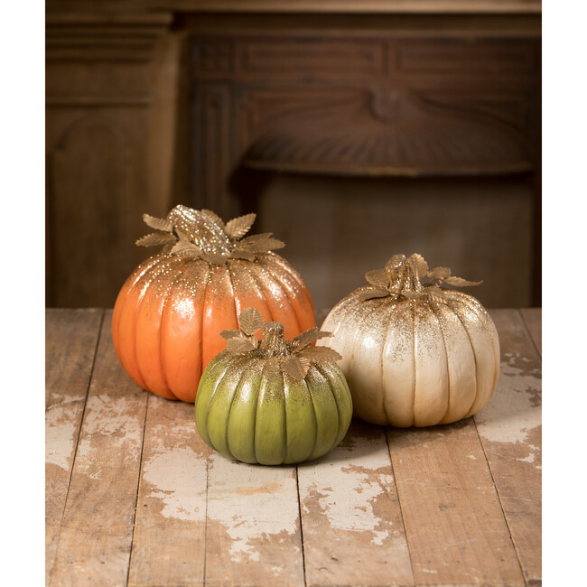 Traditional Green Pumpkin - Accents - 3