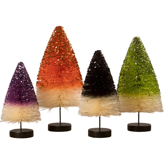 Haunted Halloween Hues Trees, Set of 4