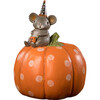 Halloween Mouse On Pumpkin - Accents - 1 - thumbnail