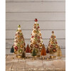 Fall Polka Dot Bottle Brush Trees, Set of 3 - Accents - 2