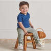 Sweater Top & Woven Pant Set, Blue - Mixed Apparel Set - 3
