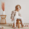 Bomber Jacket, Top & Legging Pant Set, Tan - Mixed Apparel Set - 2