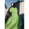 Women's Lina Dress, Neon Green Ciel Eyelet - Dresses - 2