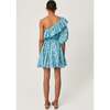 Women's Ozzie Dress, Aqua Lotus Mini - Dresses - 3