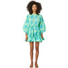 Women's Ella Dress, Clover Block - Dresses - 1 - thumbnail