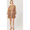 Women's Ella Dress, Gold Lotus - Dresses - 2