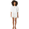 Women's Carla Dress, White Heart Eyelet - Dresses - 1 - thumbnail