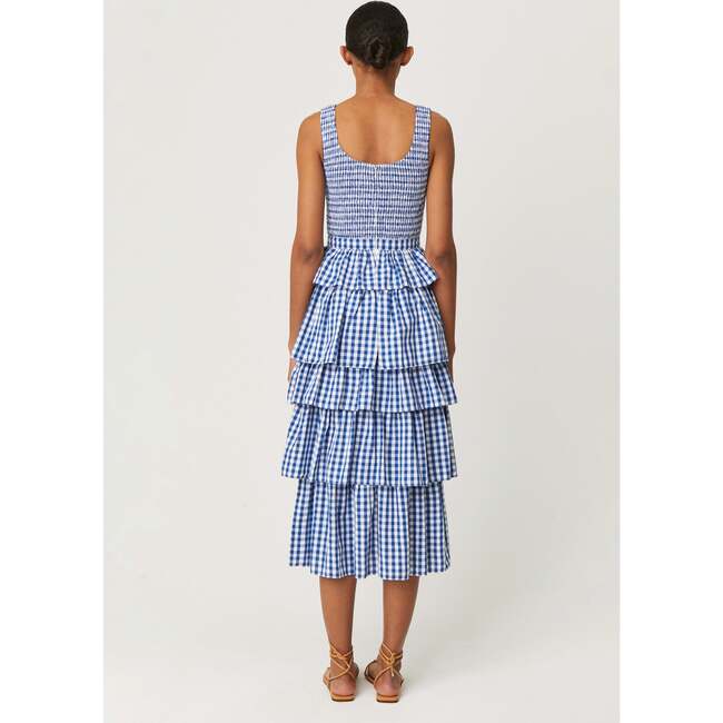 Women's Nia Dress, Toulouse Gingham - Dresses - 3