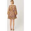 Women's Ella Dress, Gold Lotus - Dresses - 3