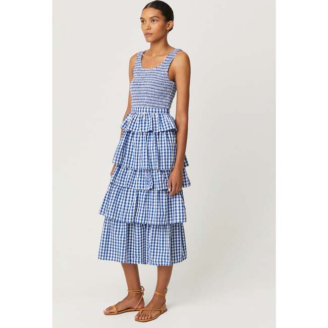 Women's Nia Dress, Toulouse Gingham - Dresses - 4
