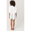 Women's Carla Dress, White Heart Eyelet - Dresses - 3