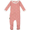 Sun Print Footie, Mauve - Footie Pajamas - 1 - thumbnail