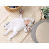 Sun Print Footie, White/Blue - Footie Pajamas - 2