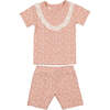 Leaves & Branches Two-Piece Set, Pink - Mixed Apparel Set - 1 - thumbnail