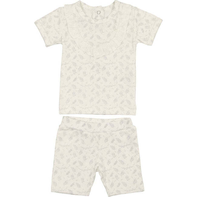 Leaves & Branches Two-Piece Set, White
