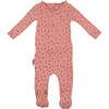 Berry Floral Footie, Rose - Footie Pajamas - 1 - thumbnail