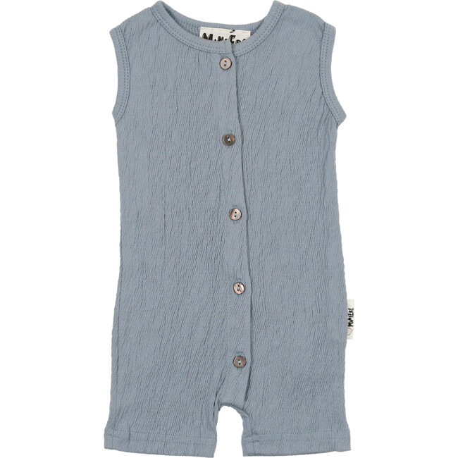 Gauze Romper, Blue