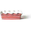 Red Stripe Ruffle Loaf Pan - Tableware - 1 - thumbnail