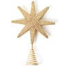 Gold Beaded Star Large Tree Topper - Tree Toppers - 1 - thumbnail