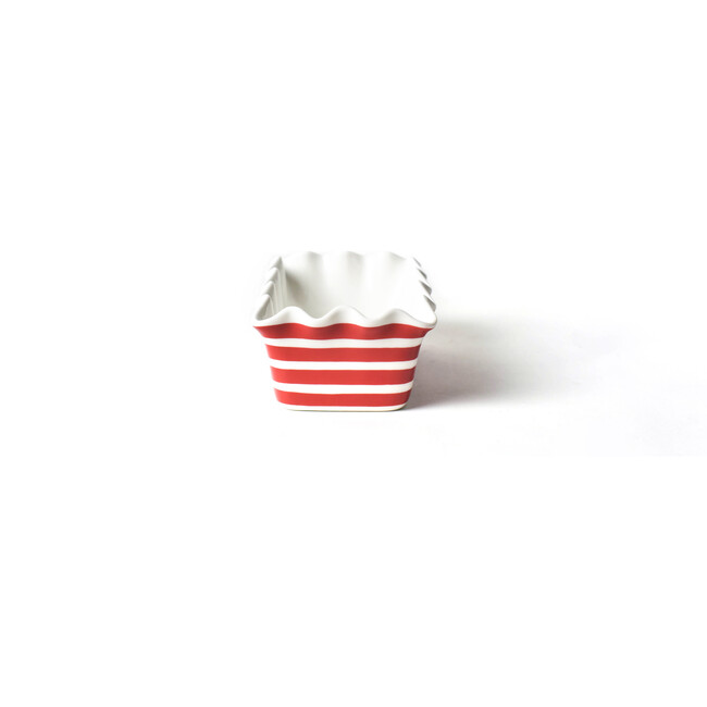 Red Stripe Ruffle Loaf Pan - Tableware - 2
