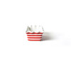 Red Stripe Ruffle Loaf Pan - Tableware - 2