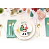 Santa On the Rooftop Salad Plate, Set of 4 - Tableware - 2