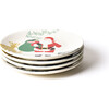 Santa On the Rooftop Salad Plate, Set of 4 - Tableware - 3