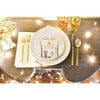 Gold Star Dinner Plate, Set of 4 - Tableware - 2