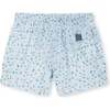 Mens Swim Trunks, Light Blue Sea Animals - Swim Trunks - 5