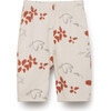 Organic Pima Cotton Print Kids Lounge Pants, Peace - Pants - 1 - thumbnail