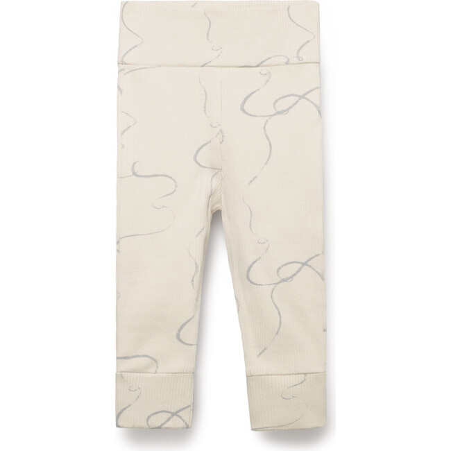 Organic Pima Cotton Print Baby Leggings, Breeze