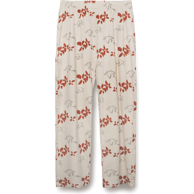 Women's Organic Pima Cotton Print Lounge Pants, Peace