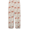 Women's Organic Pima Cotton Print Lounge Pants, Peace - Pants - 1 - thumbnail