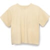 Organic Pima Cotton Kids Tee, Yellow - T-Shirts - 2